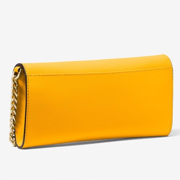 New! Micheal Kors 💛 2 Pieces 💛 Saffiano Leather 2 in 1 Crossbody Shoulder Bag - Picture 3 of 6